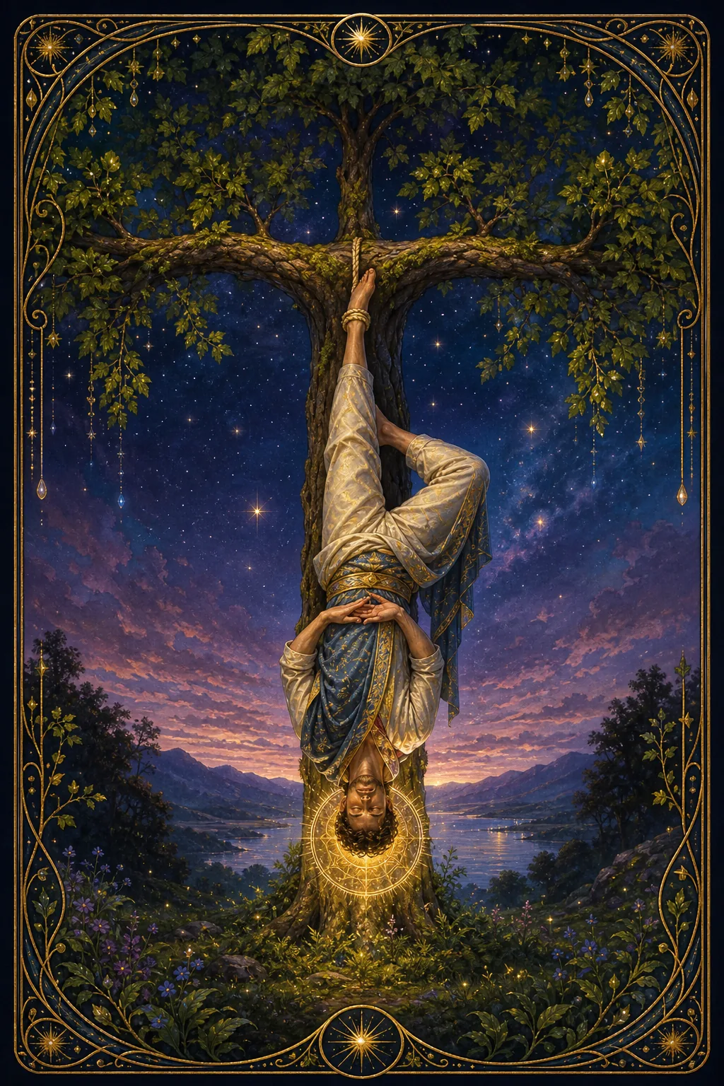 The Hanged Man tarot card