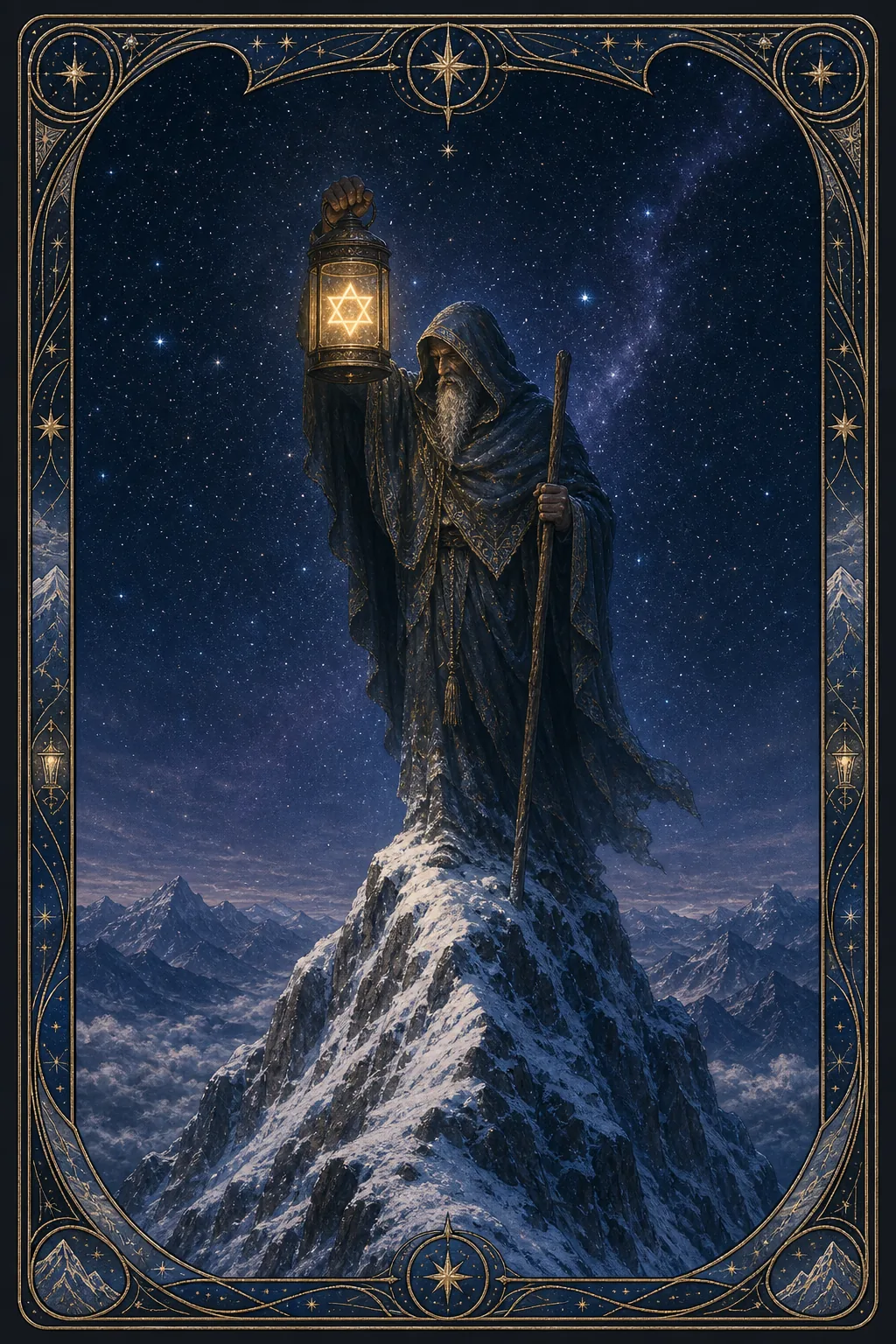 The Hermit tarot card