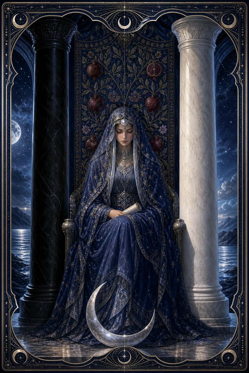 The High Priestess tarot card