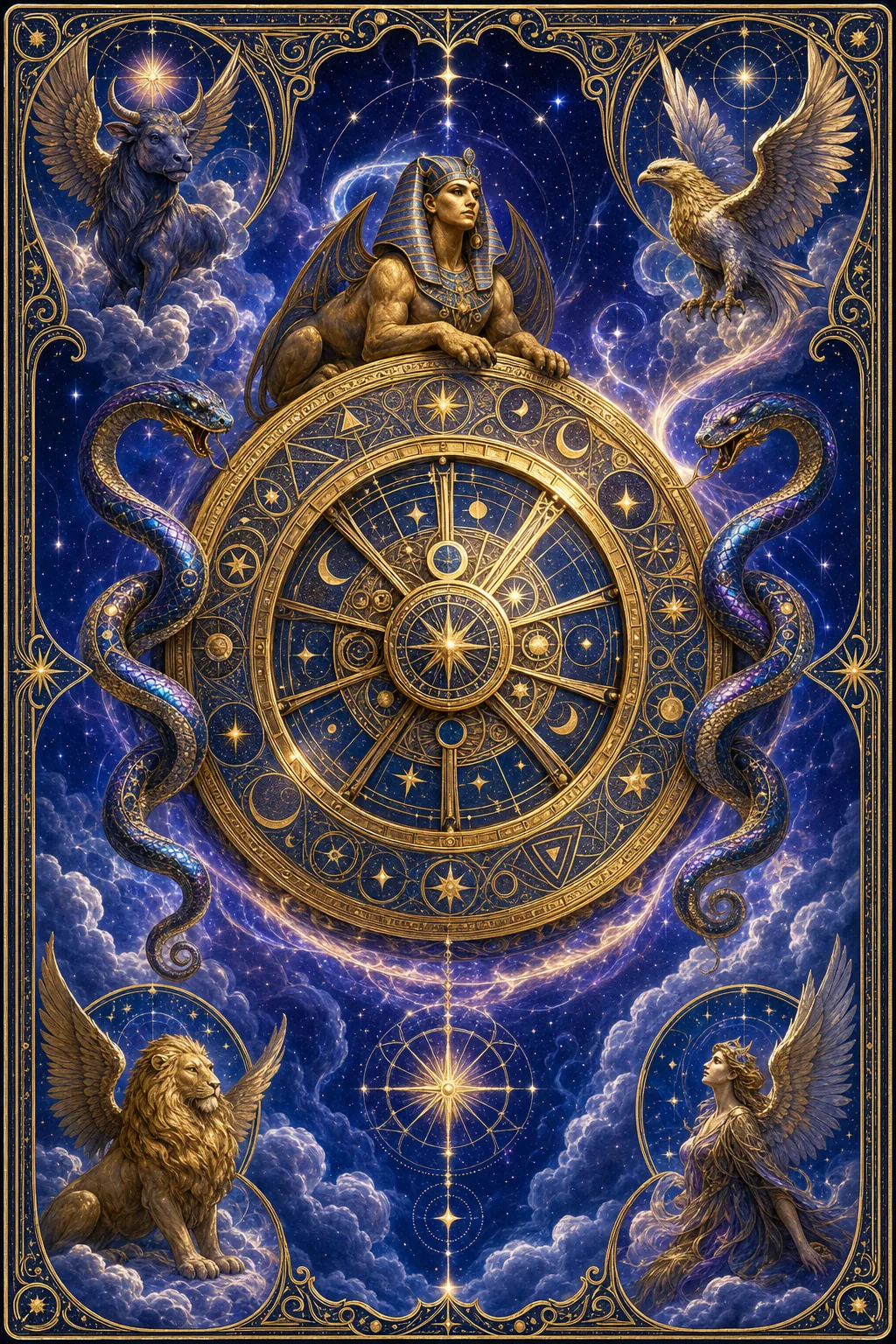 Wheel of Fortune tarot card